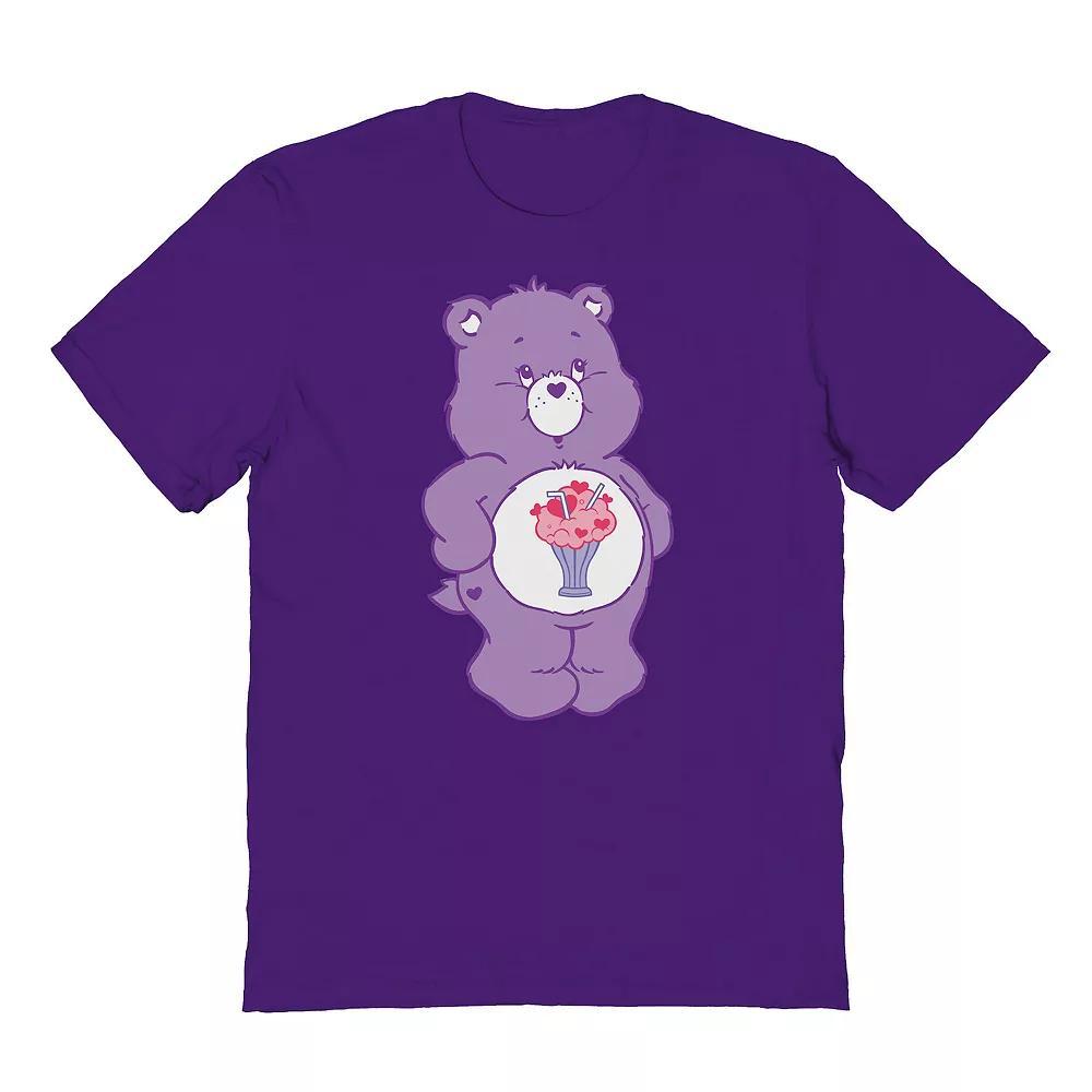 Men's Share Bear Graphic Tee, Size: Small, Purple Product Image