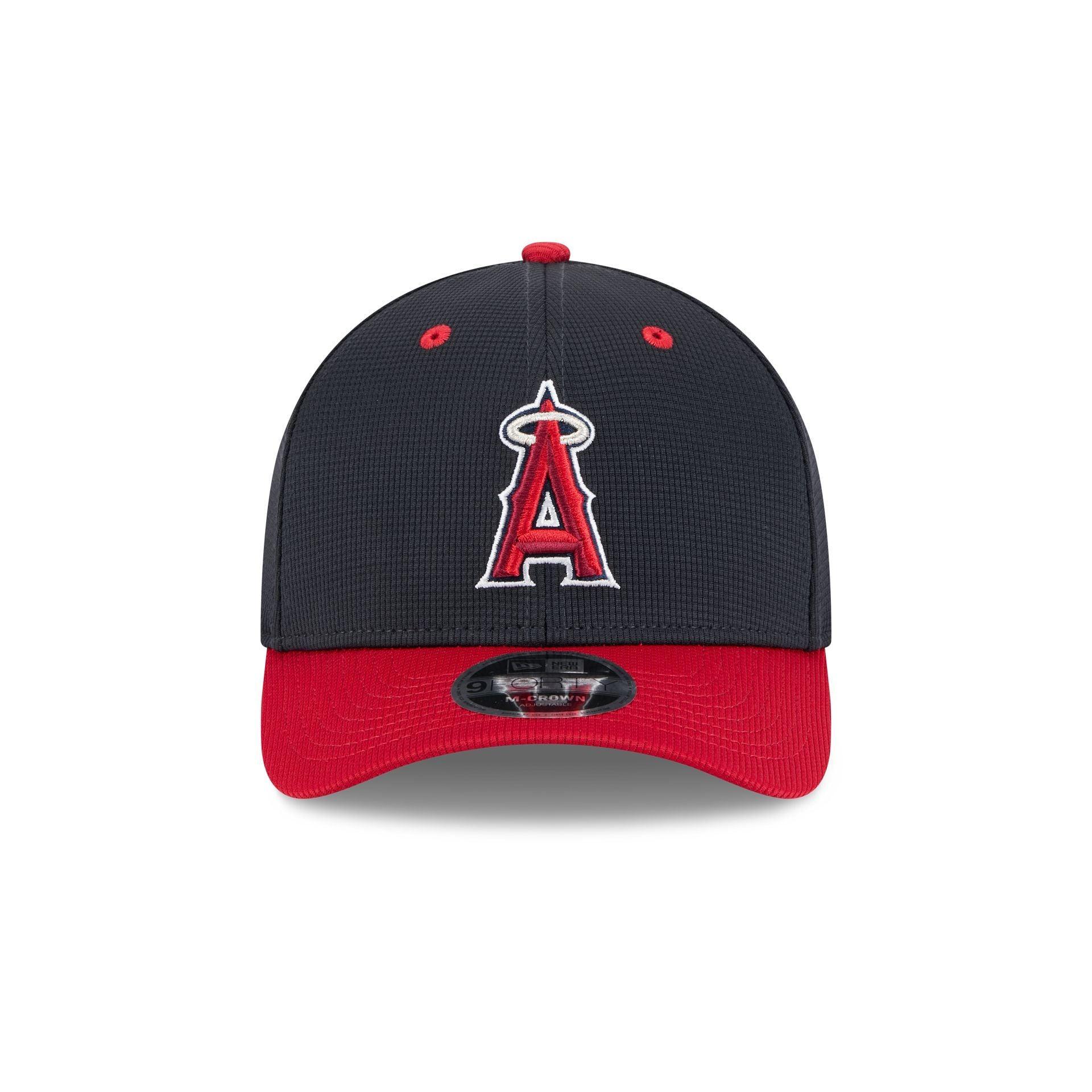 Los Angeles Angels 2025 Batting Practice 9FORTY M-Crown Snapback Hat Male Product Image