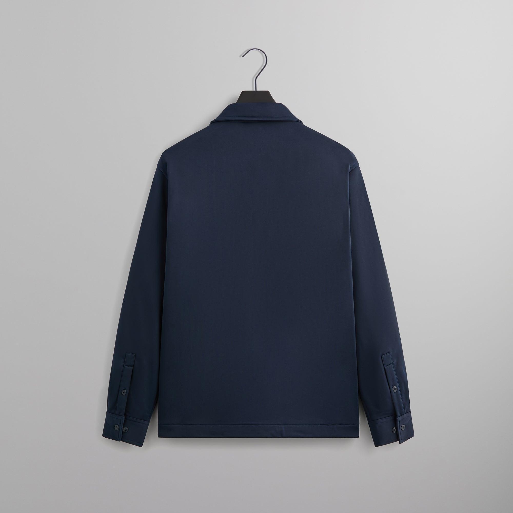 Kith Long Sleeve Boxy Collared Overshirt - Nocturnal Male Product Image