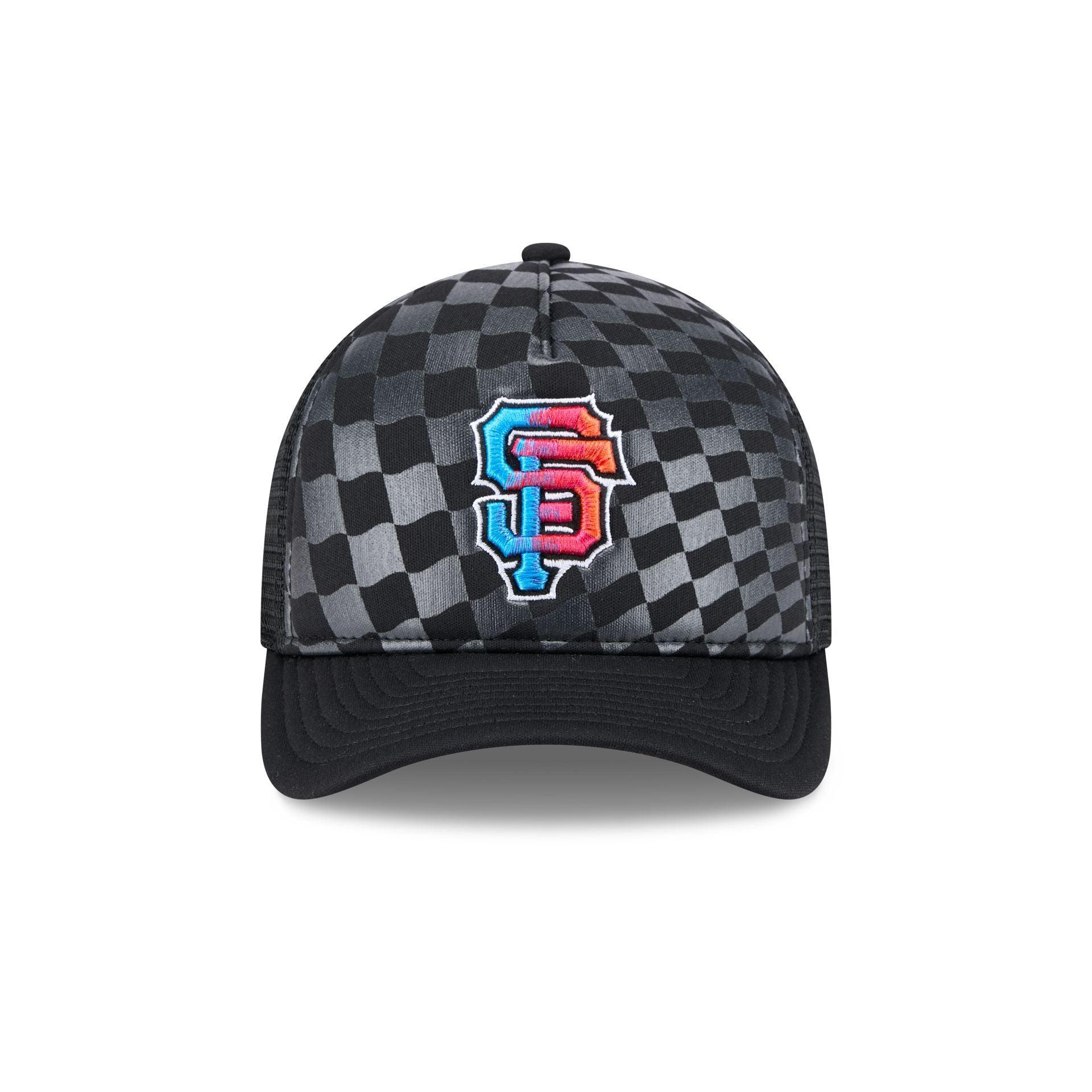 San Francisco Giants Gradient Raceway 9FORTY M-Crown A-Frame Trucker Hat Male Product Image