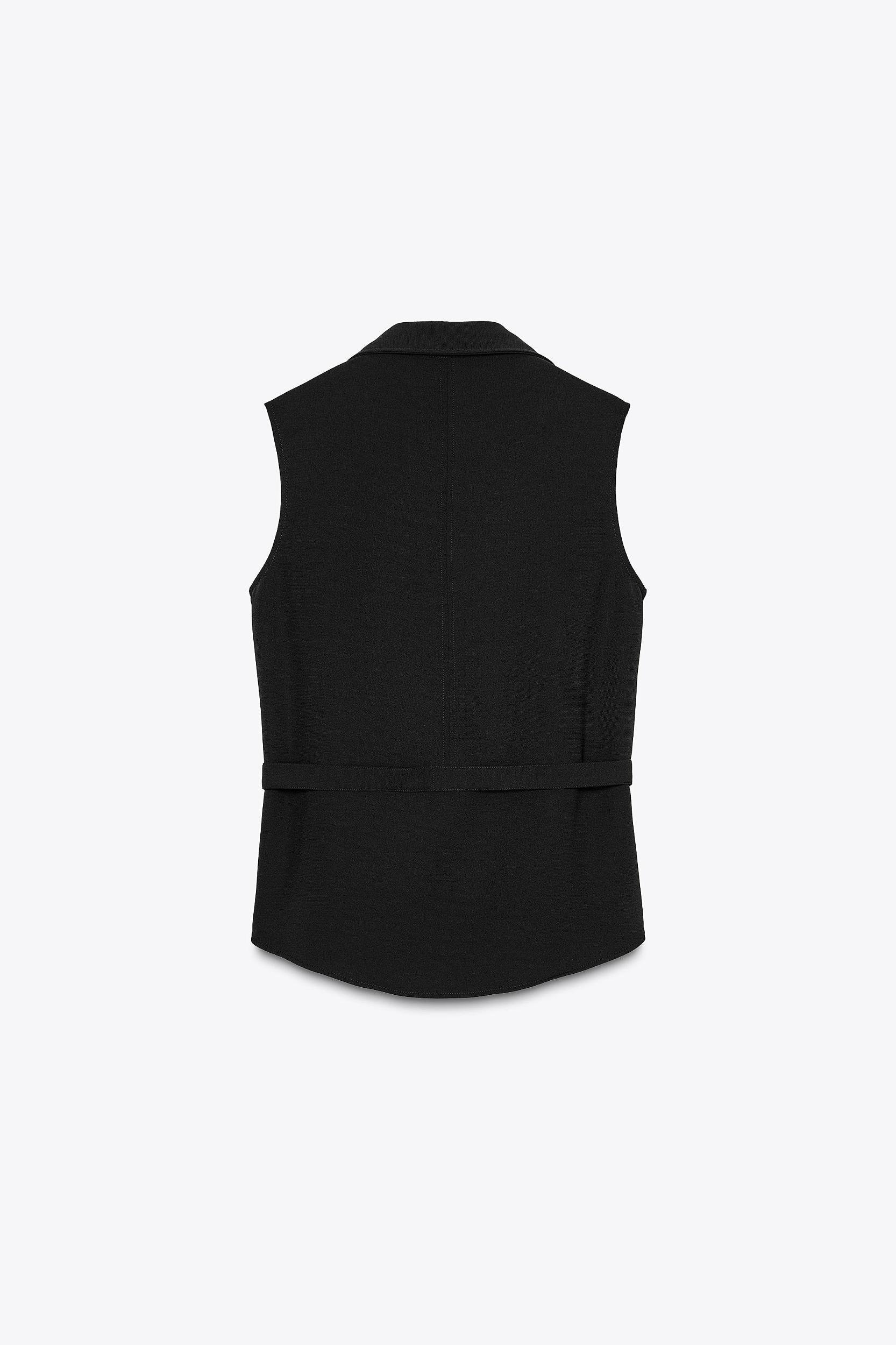 BELTED CREPE SHIRT Product Image