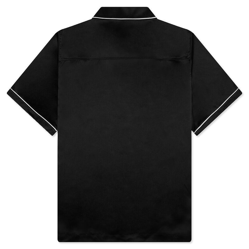 Baptiste Silk Shirt - Black Male Product Image