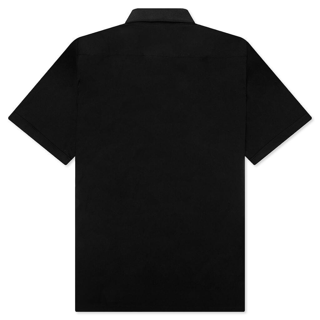 Gros Grain in Poplin Shirt - Black Male Product Image