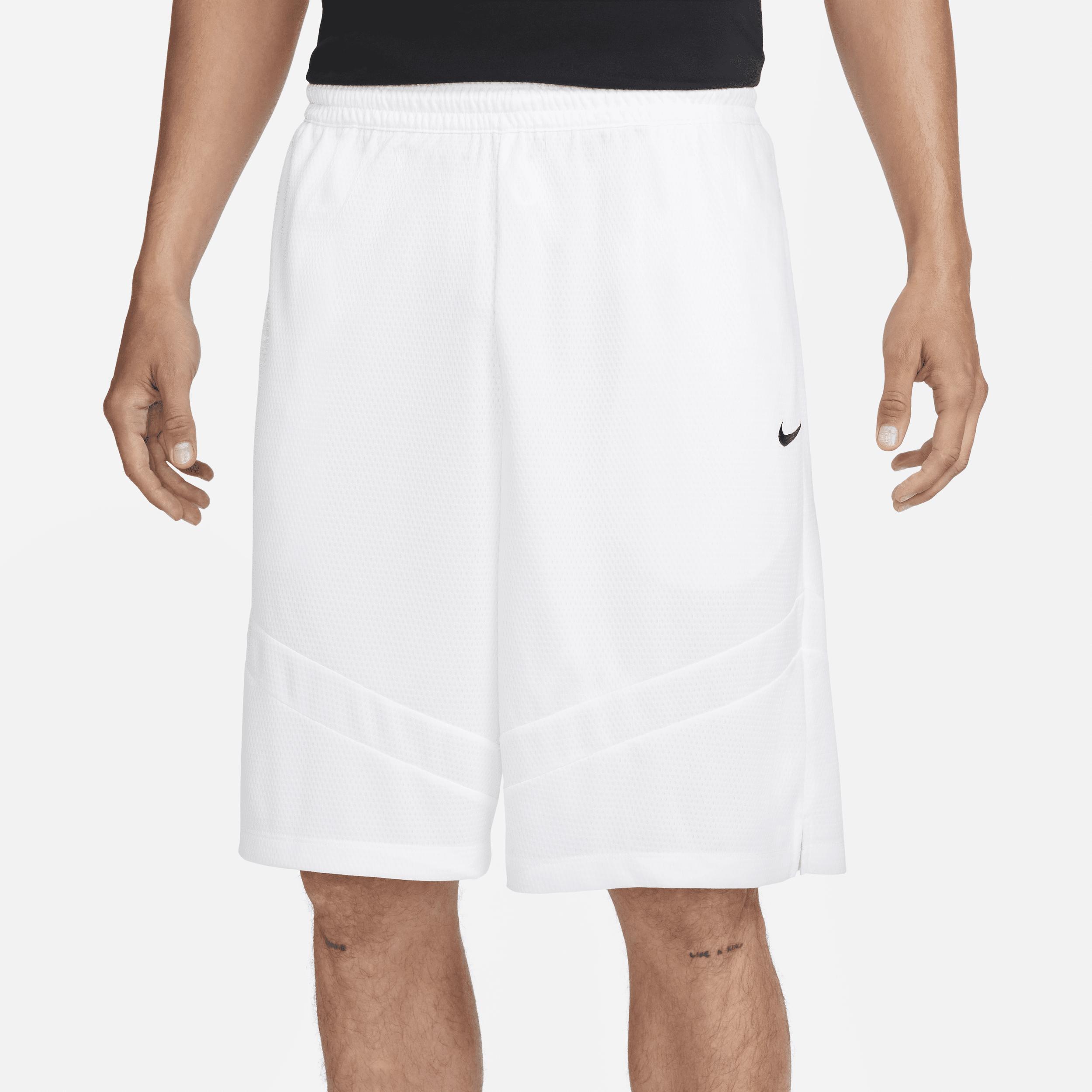 Men's Nike Dri-FIT Icon 11-in. Basketball Short, Size: XL, White Product Image