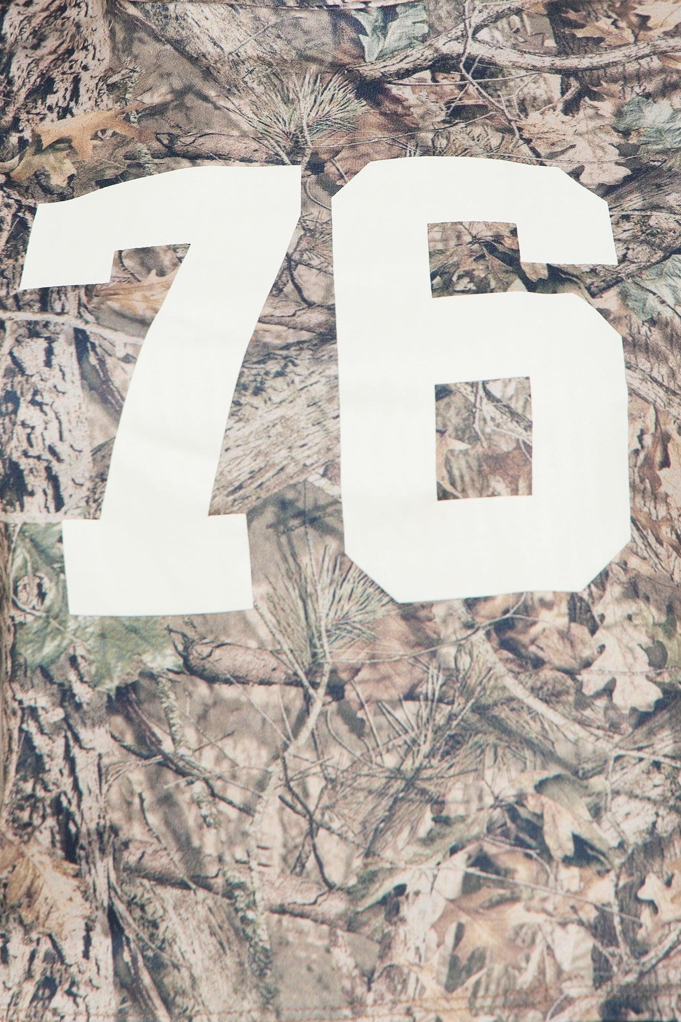 76 Camo Cropped Tee - Camouflage Product Image