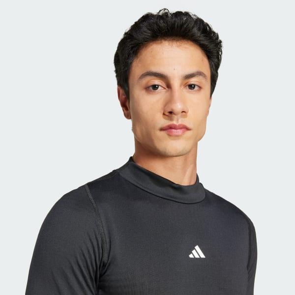 adidas Techfit COLD.RDY Training Long Sleeve Tee Black L Mens Product Image
