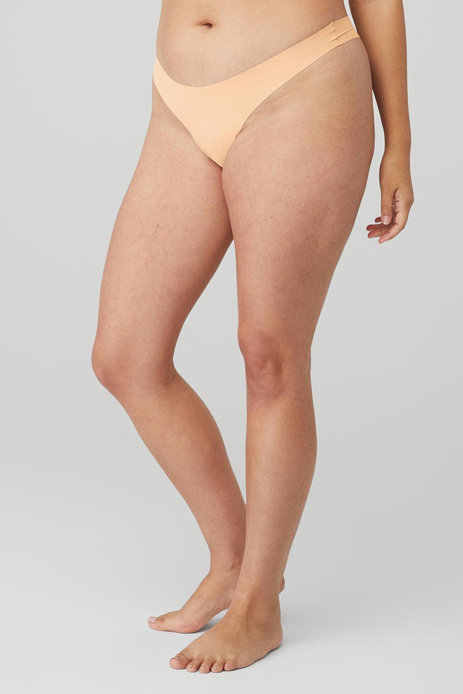 Airbrush Invisible Thong - Champagne Product Image
