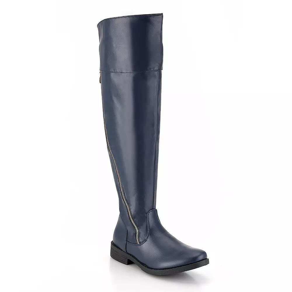 Henry Ferrera Bistro 400 Women's Tall Boots, Size: 7.5, Blue Product Image