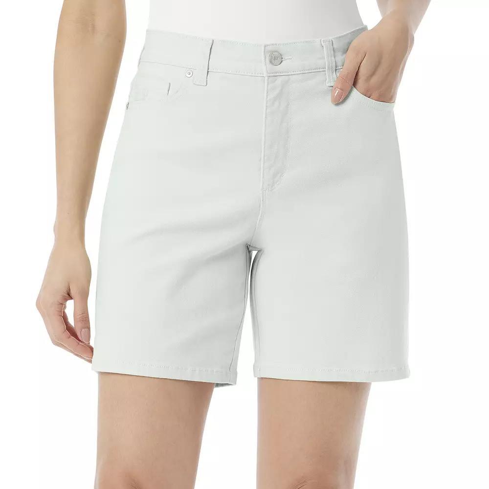 Women's Gloria Vanderbilt Amanda Shorts, Size: 8, Dusty Brown Product Image