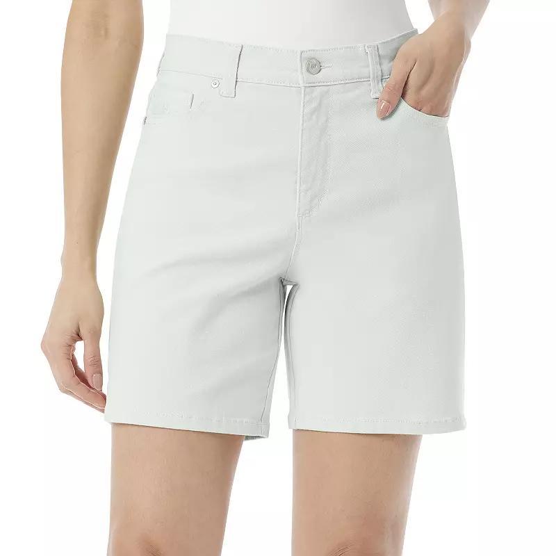 Women's Gloria Vanderbilt Amanda Shorts, Size: 8, Dusty Brown Product Image