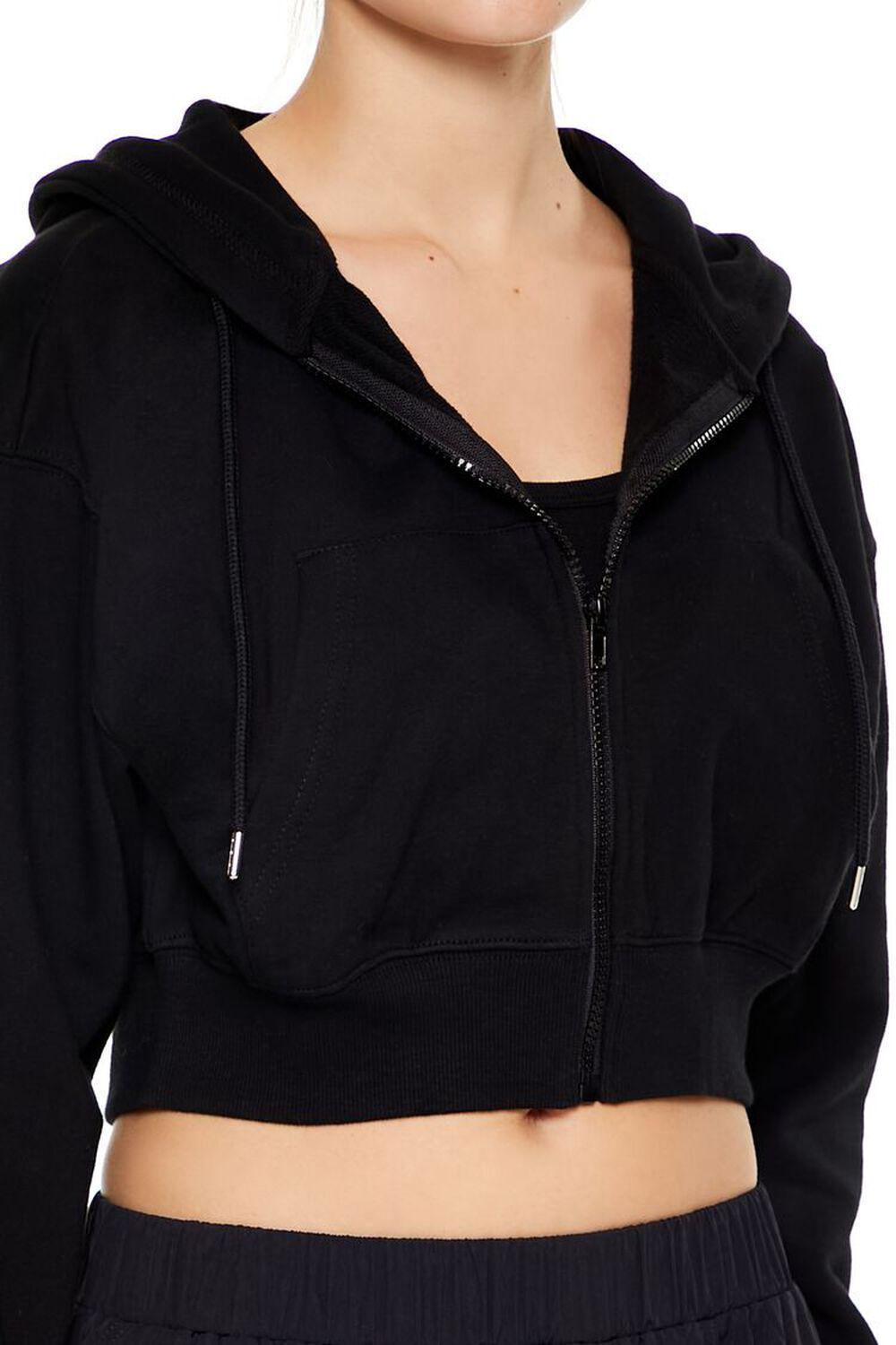 Cropped Zip-Up Hoodie | Forever 21 Product Image