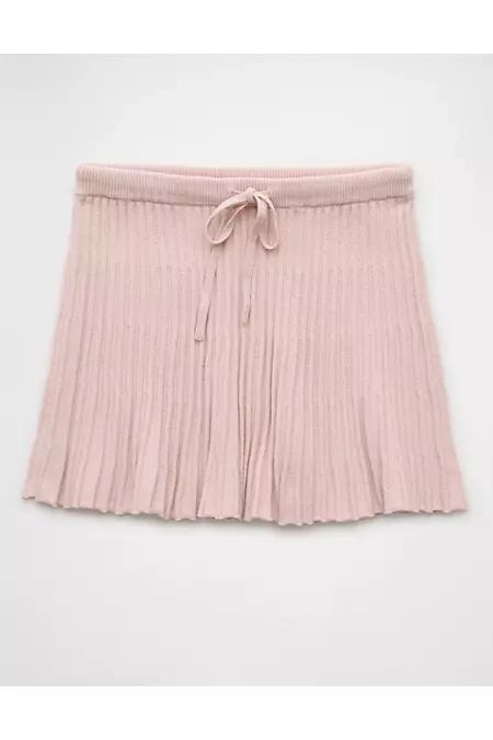 AE Ribbed Knit Mini Skirt Women's Product Image