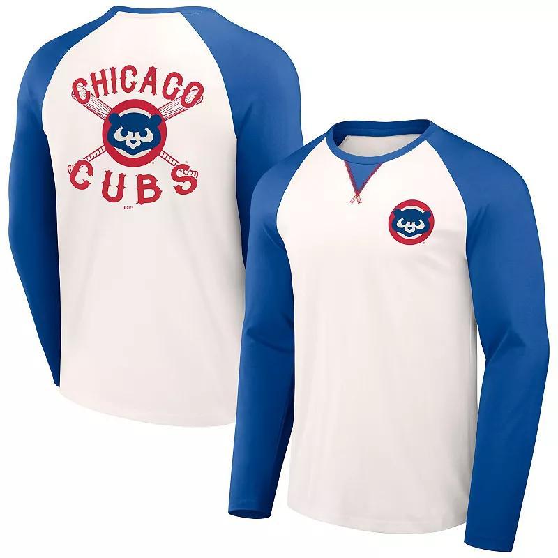 Mens Darius Rucker Collection by Fanatics White Chicago Cubs Team Color Raglan T-shirt - White Product Image