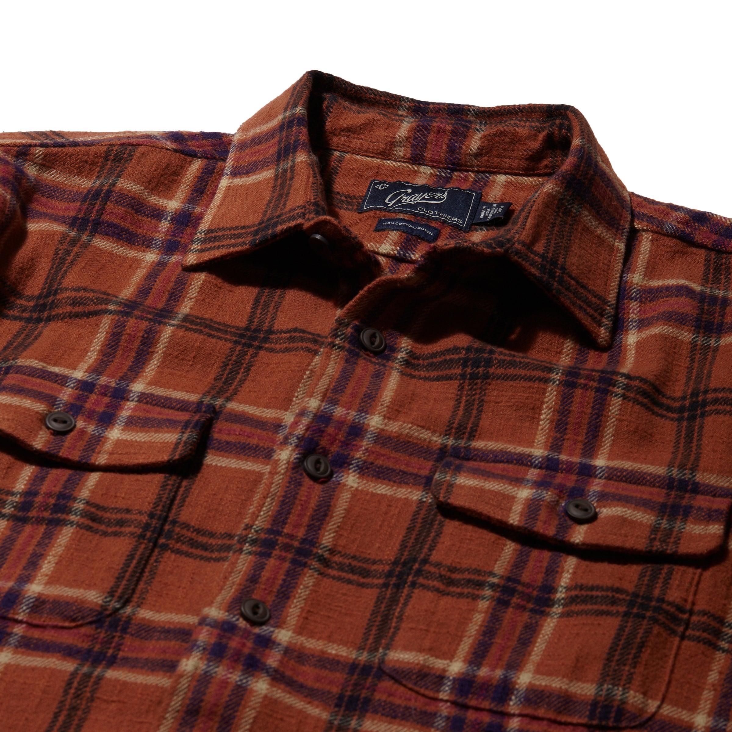 Vintage Slub Twill Shirt - Clove Navy Product Image