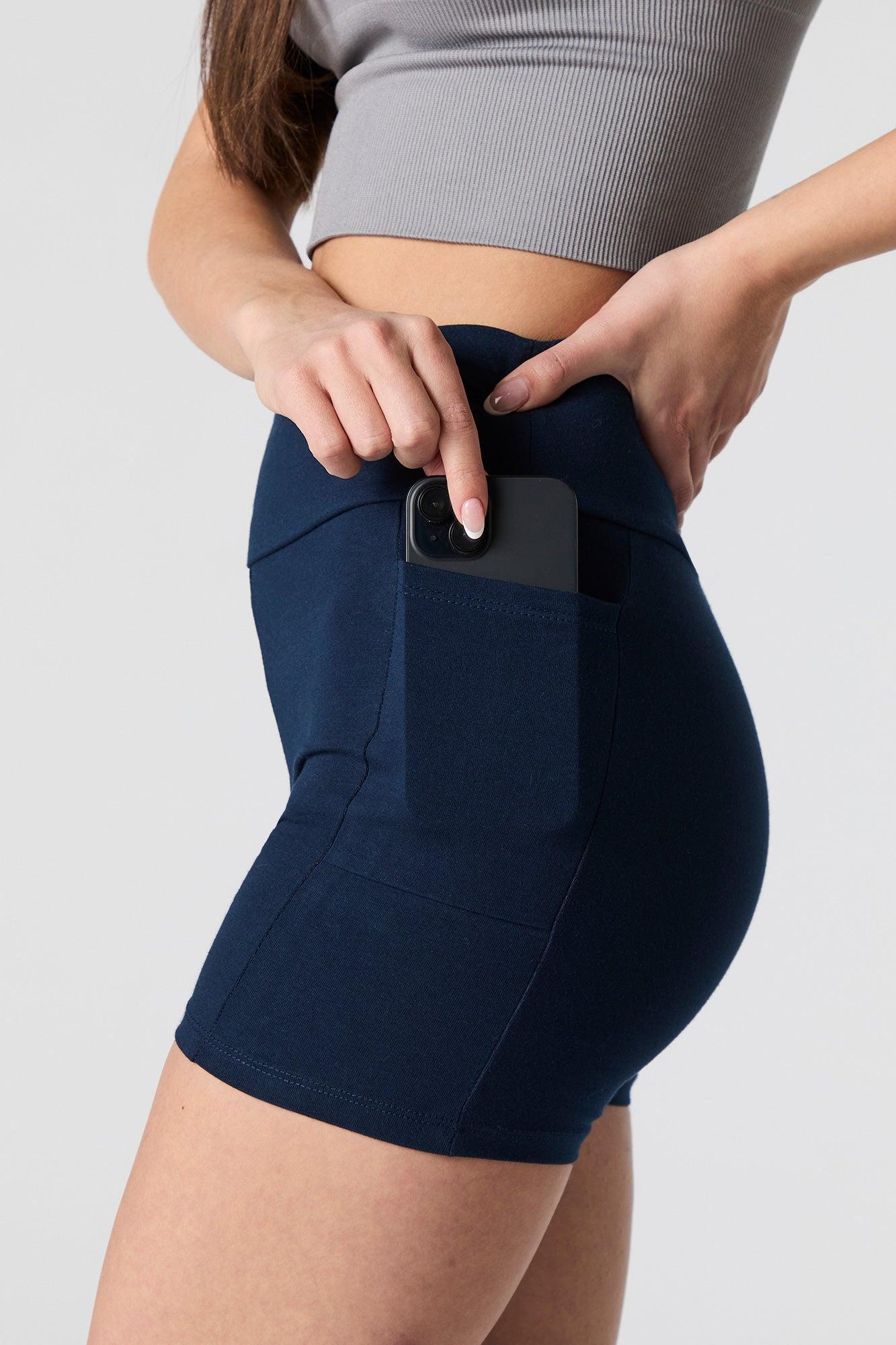 Pocketed Biker Short Female Product Image