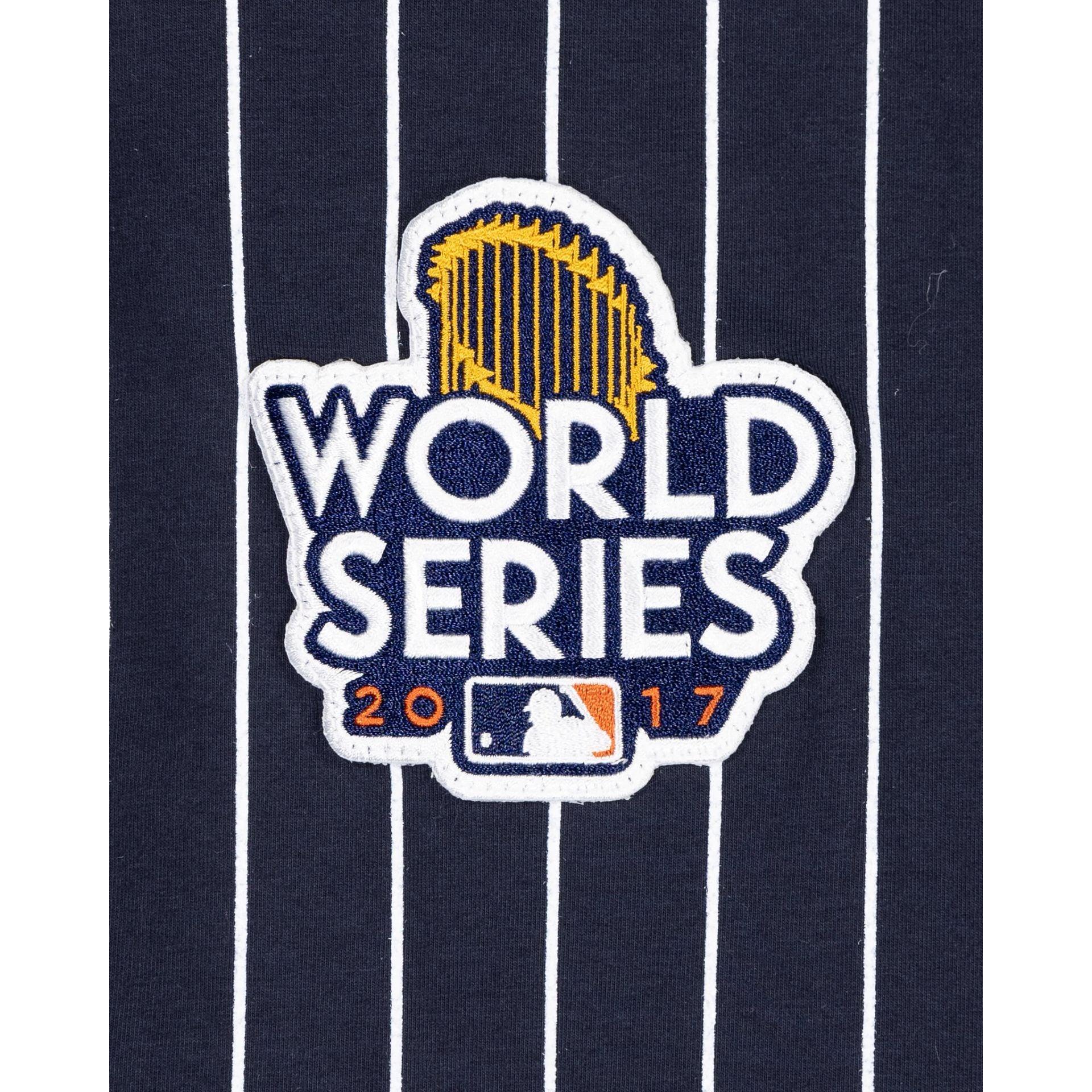New York Yankees Logo Select Pinstripe Hoodie Male Product Image