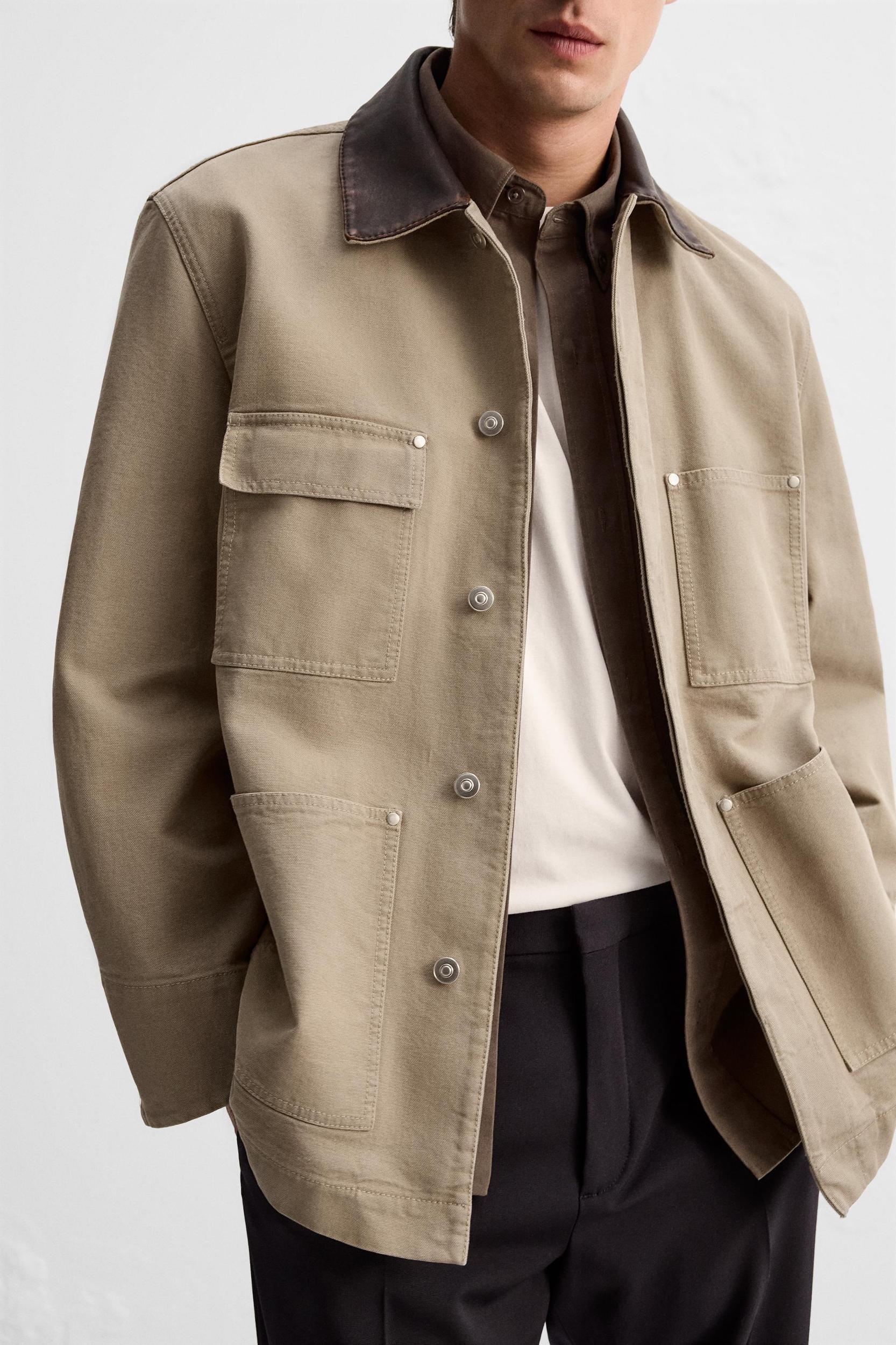 WASHED CANVAS JACKET Product Image