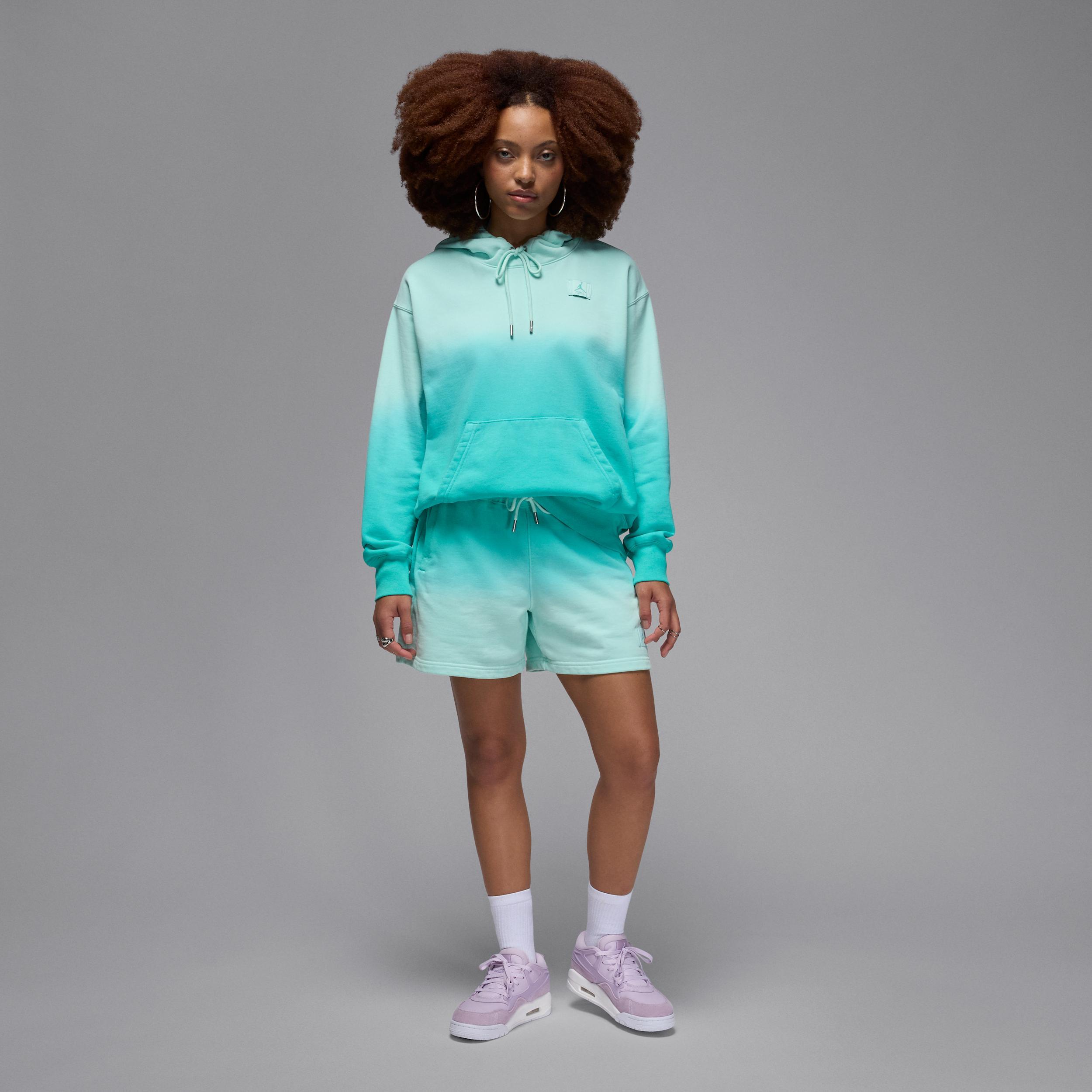 Women's Jordan Flight Fleece Satin-Lined Pullover Hoodie Product Image