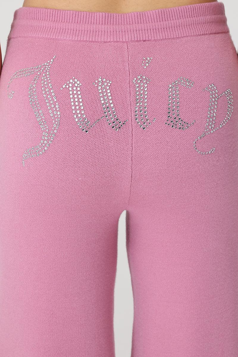 Wide Leg Sweater Pants Product Image