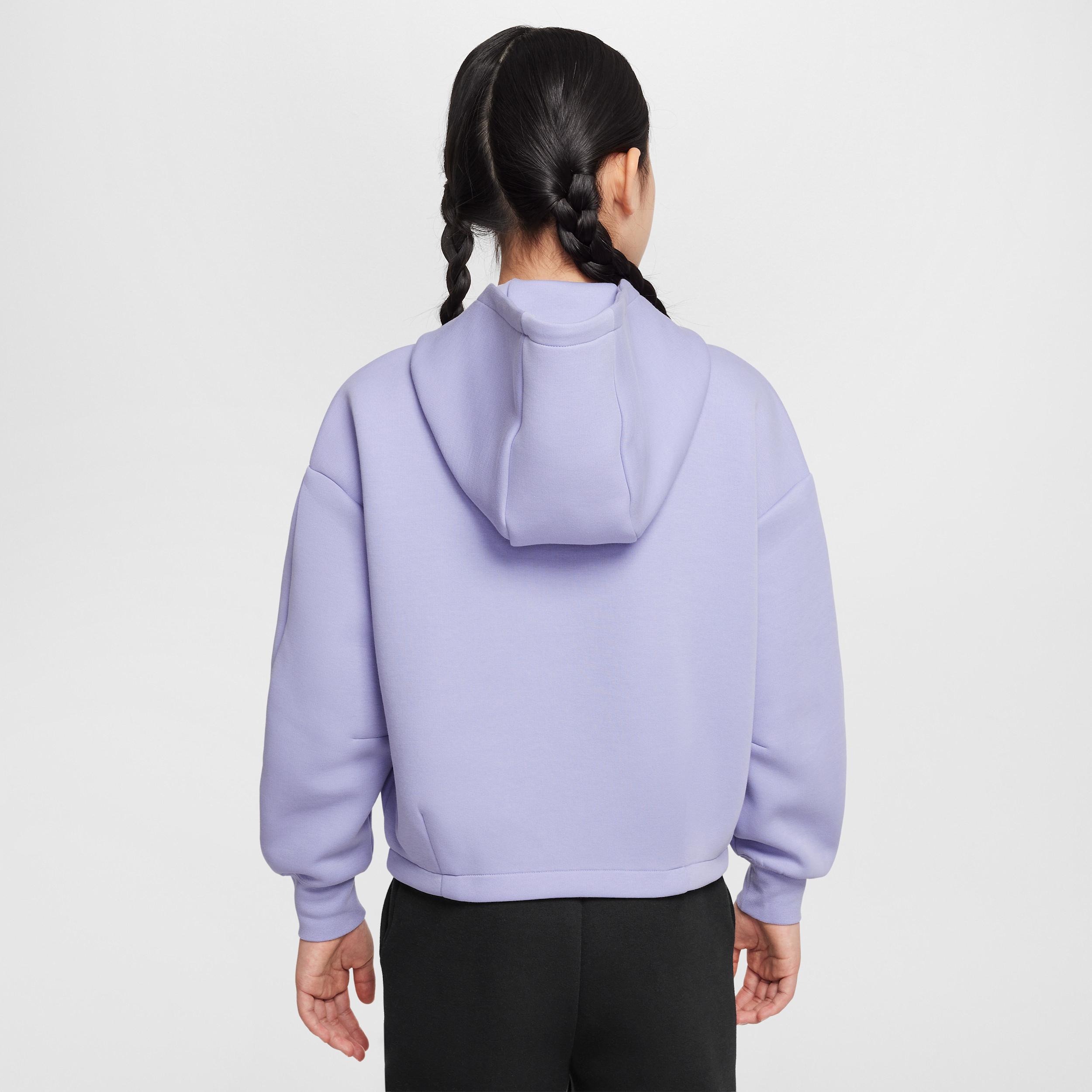 Unisex Nike Sportswear Tech Fleece Girls' Oversized Hoodie Product Image