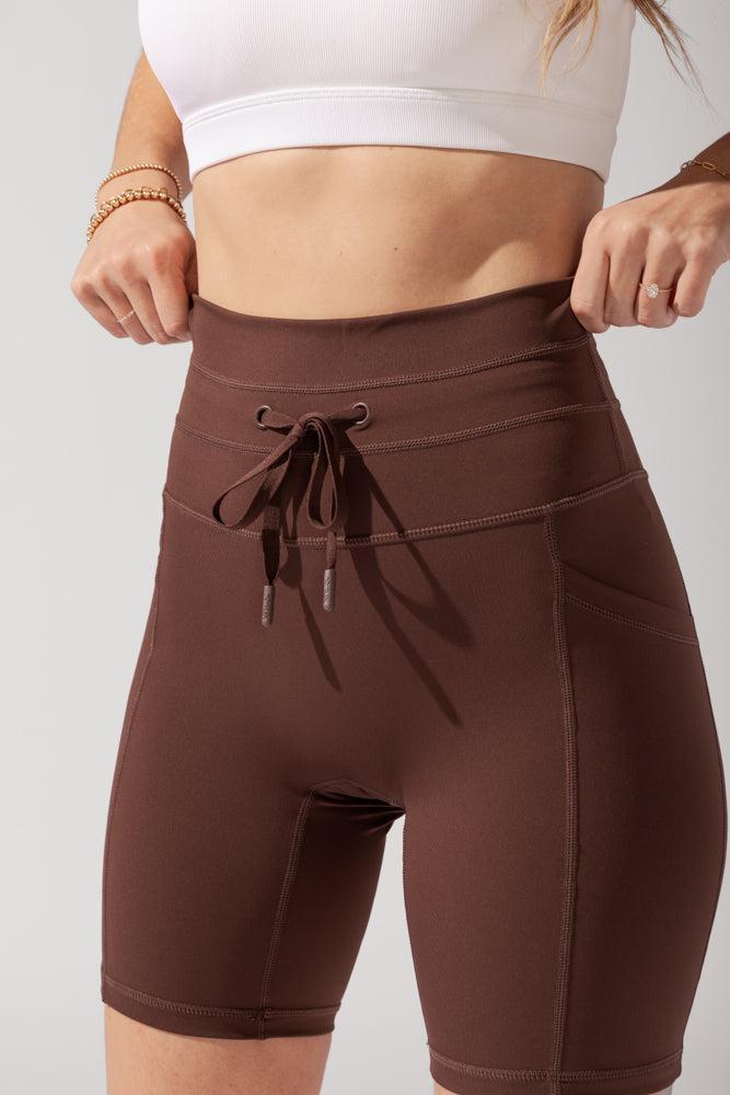 Cargo Biker Short with Pockets (Pet Hair Resistant) - Carob Product Image