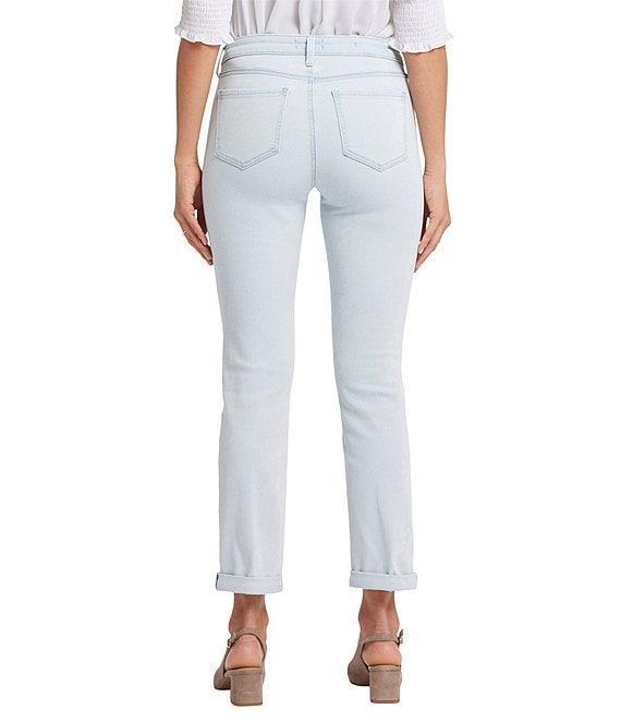 NYDJ Sheri Lift Tuck® Stretch Denim Slim Leg Rolled Cuff Cropped Denim Jeans Product Image
