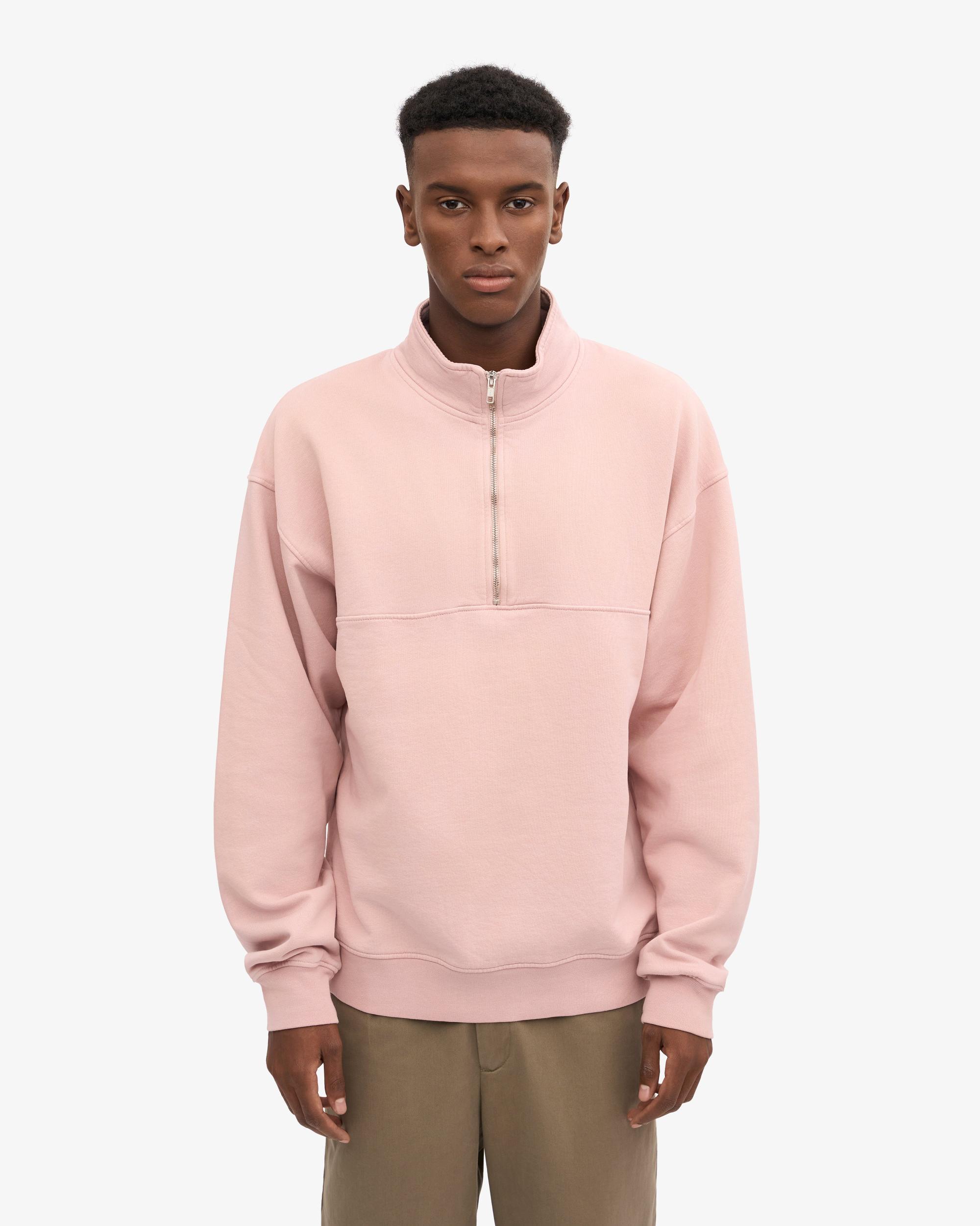 Organic Quarter Zip - Soft Lavender Product Image