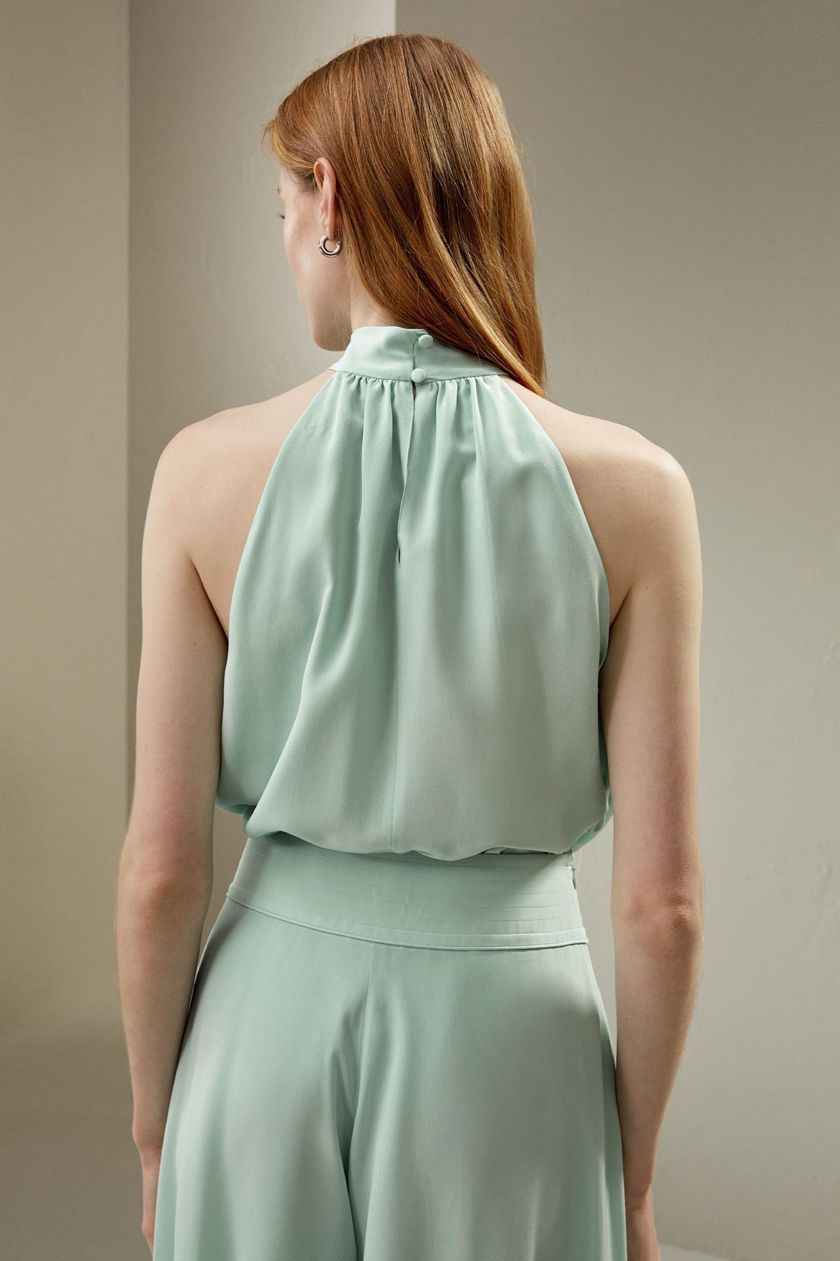Yasmin Sleeveless Halter Top Product Image