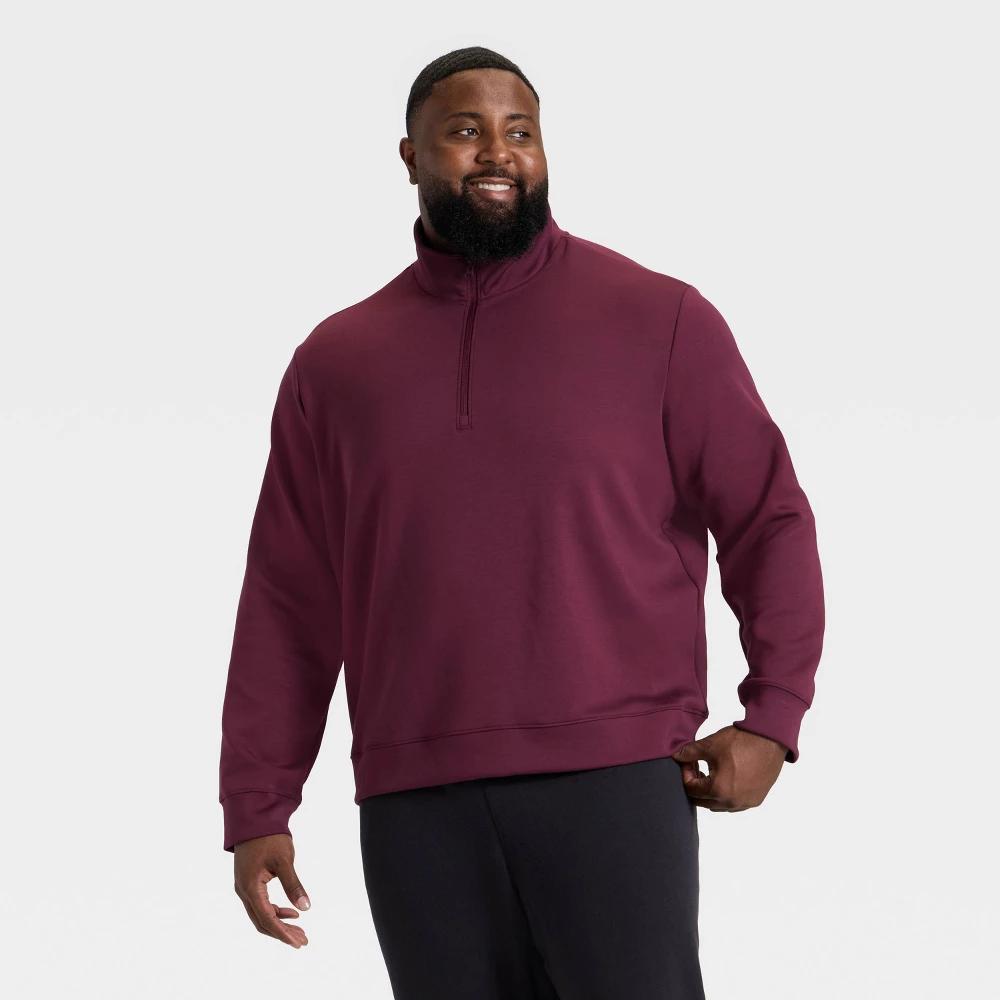 Men's Big Sleek Spacer Half Zip Sweatshirt - All In Motion™ Product Image