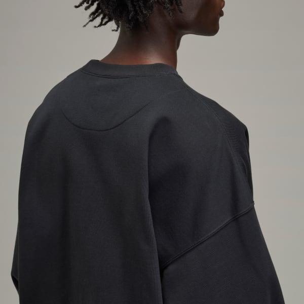 adidas Y-3 French Terry Crew Sweater Black S Mens Product Image