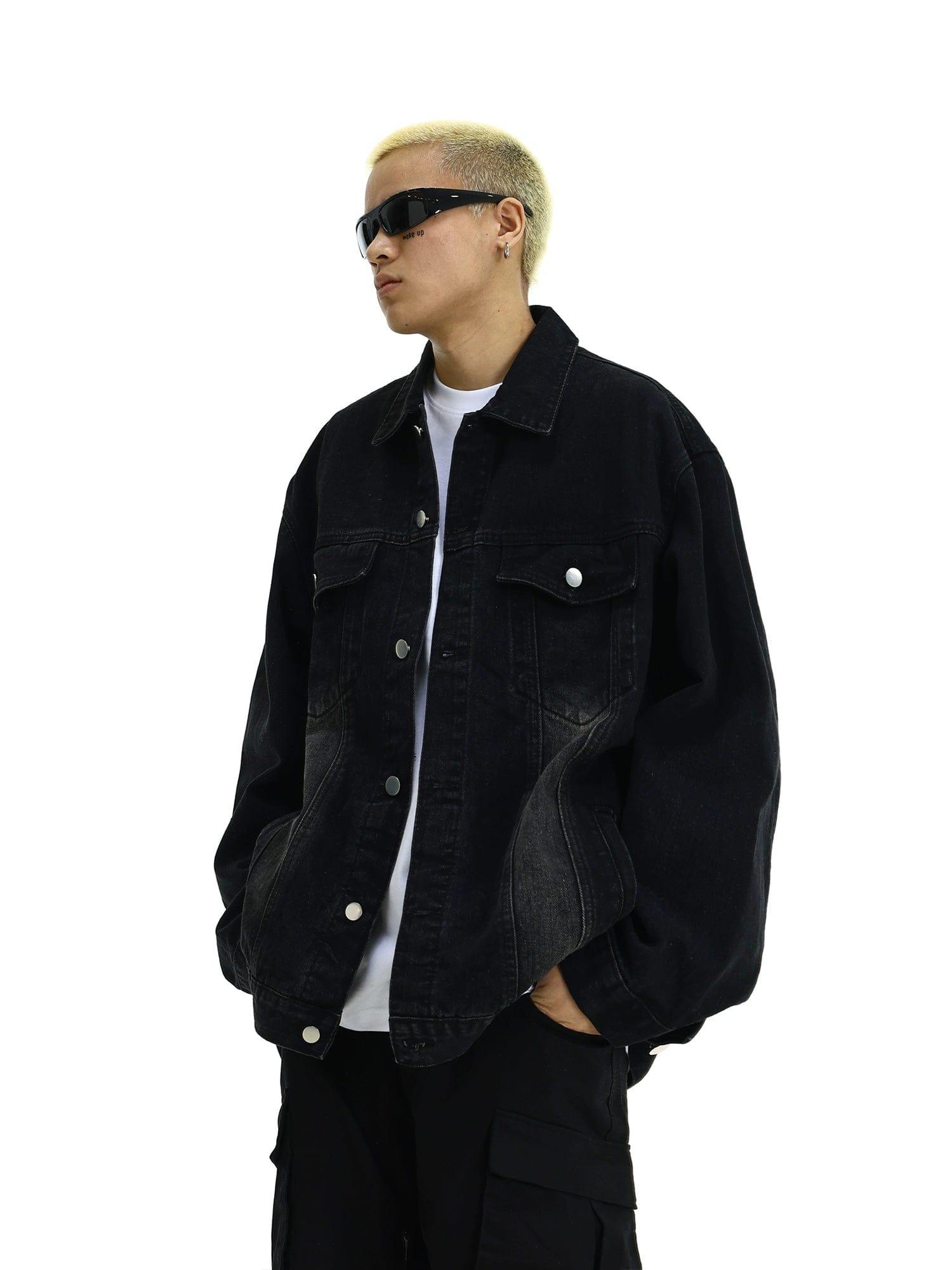 RT No. 11419 WASHED BLACK DENIM JK Product Image