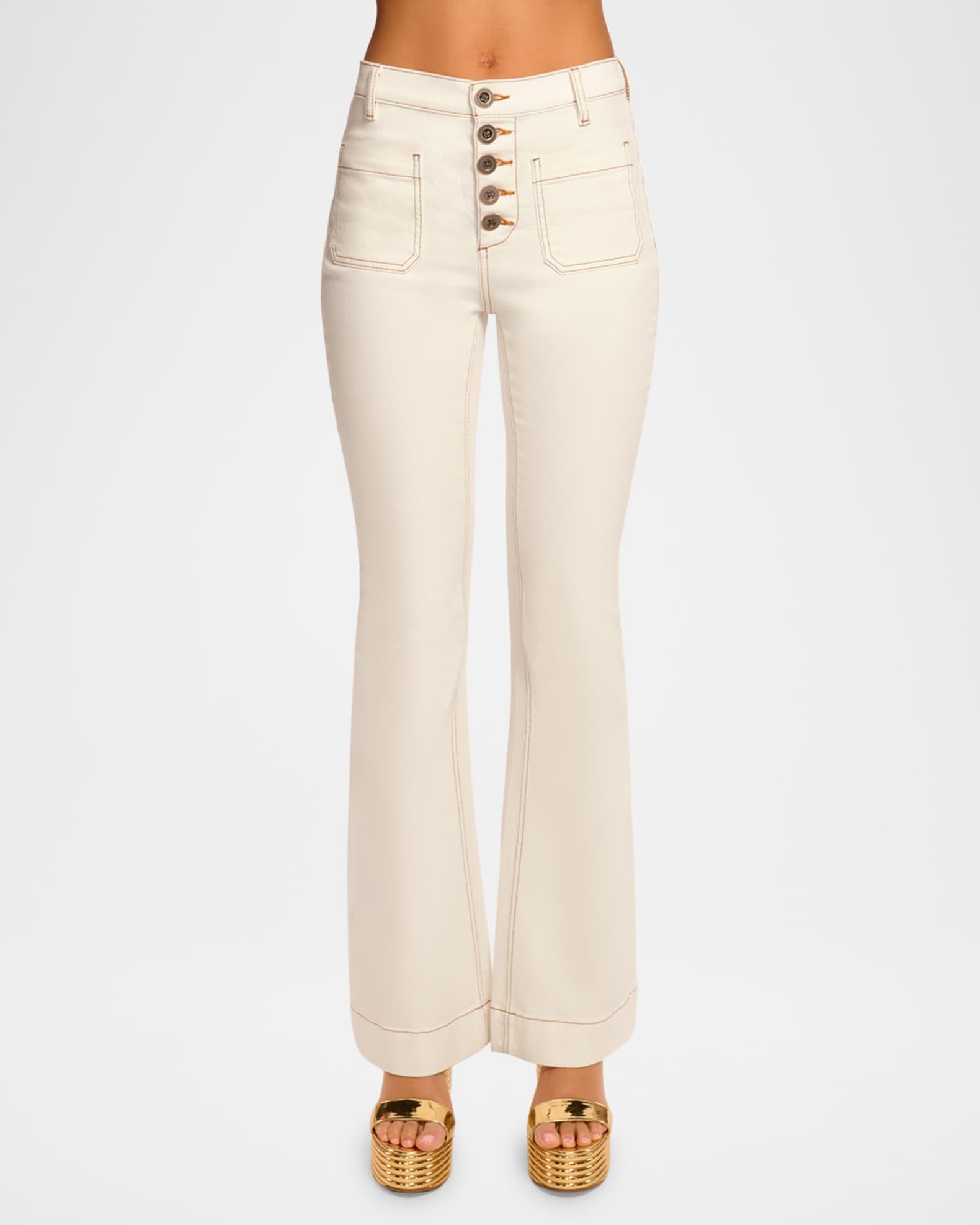 Stitched Cindy Flare Jeans Product Image