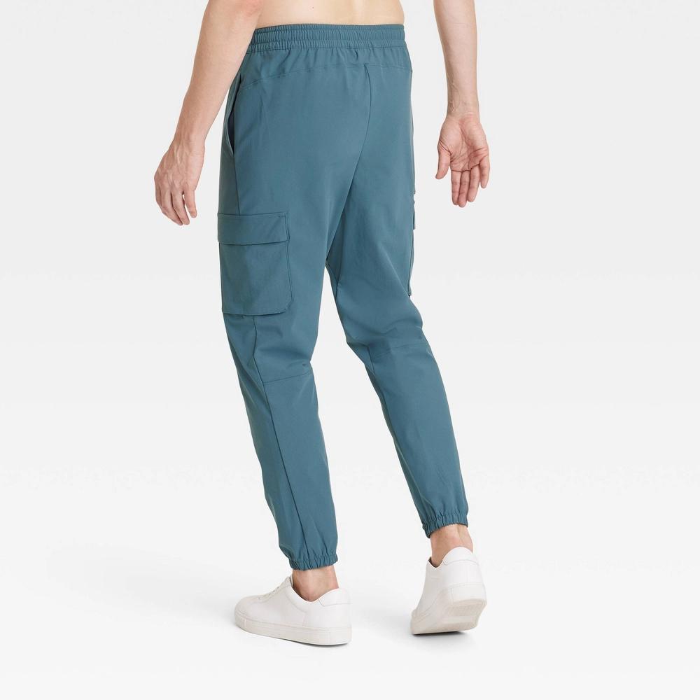 Mens Utility Cargo Jogger Pants - All In Motion Afternoon Blue XXL Product Image
