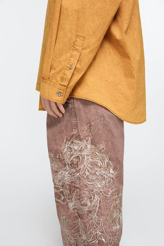 Hooded button-up shirt Product Image