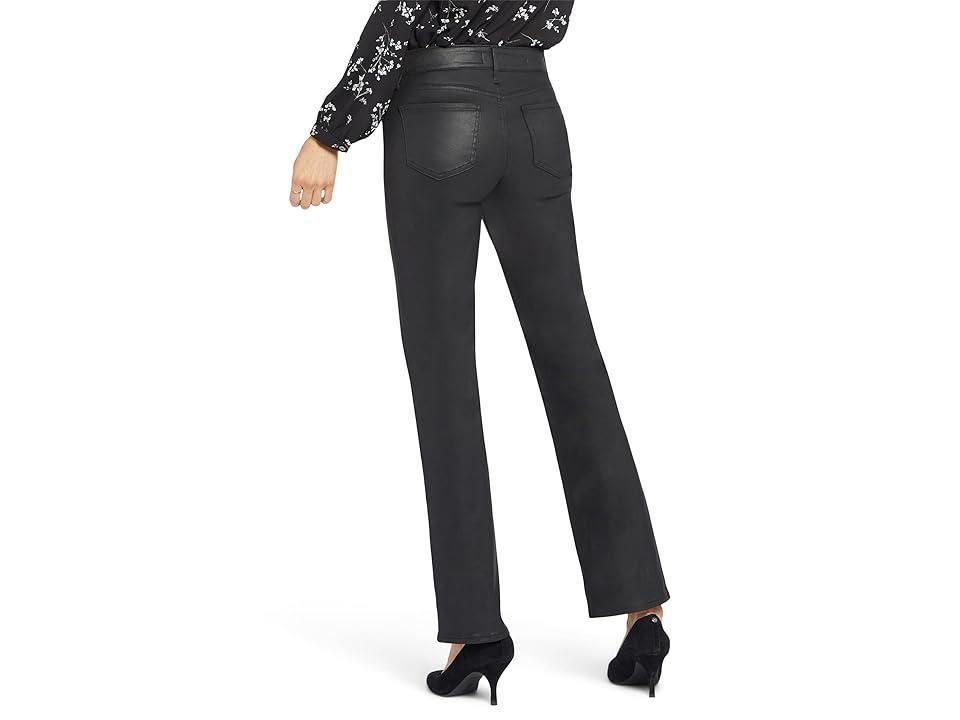 Nydj Marilyn Coated High Rise Straight Jeans Product Image