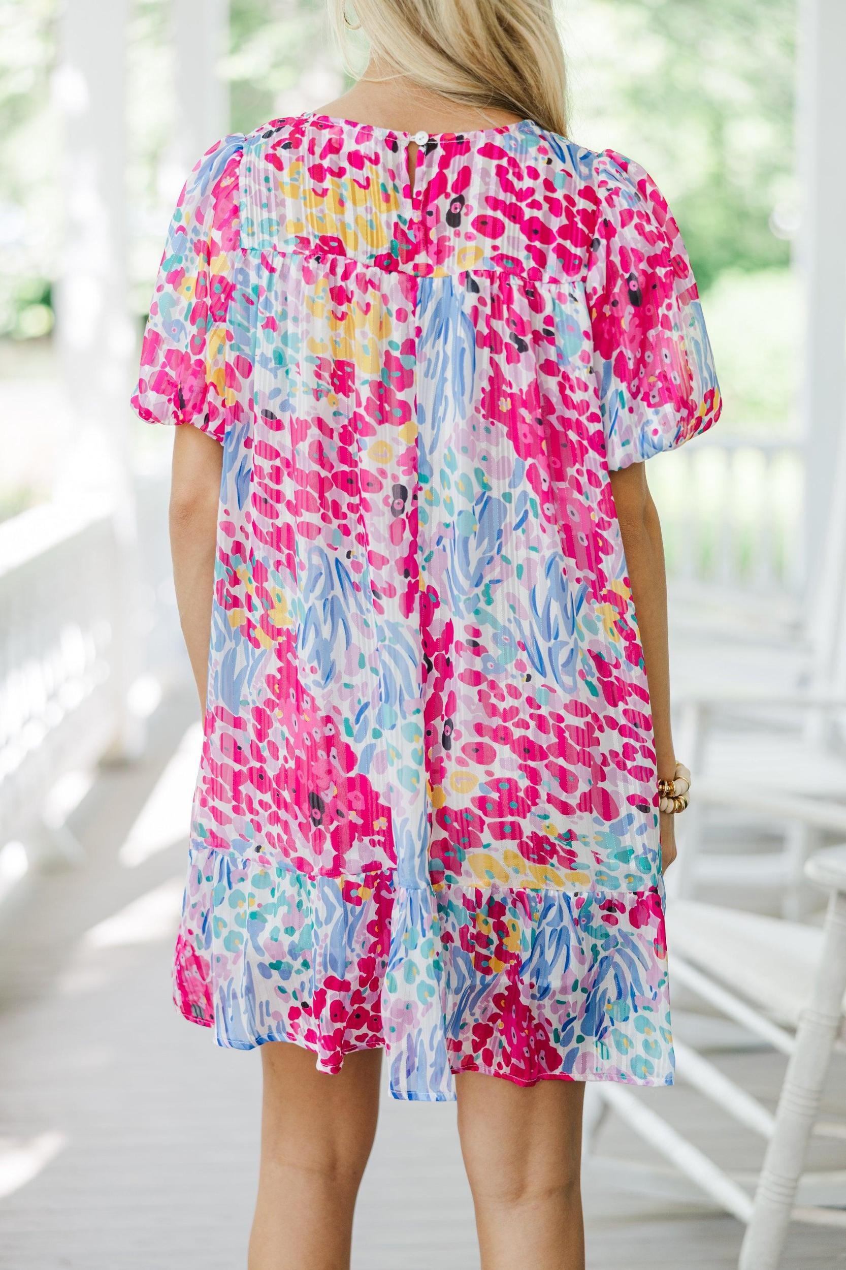 Find You Well Blue Floral Dress Female Product Image