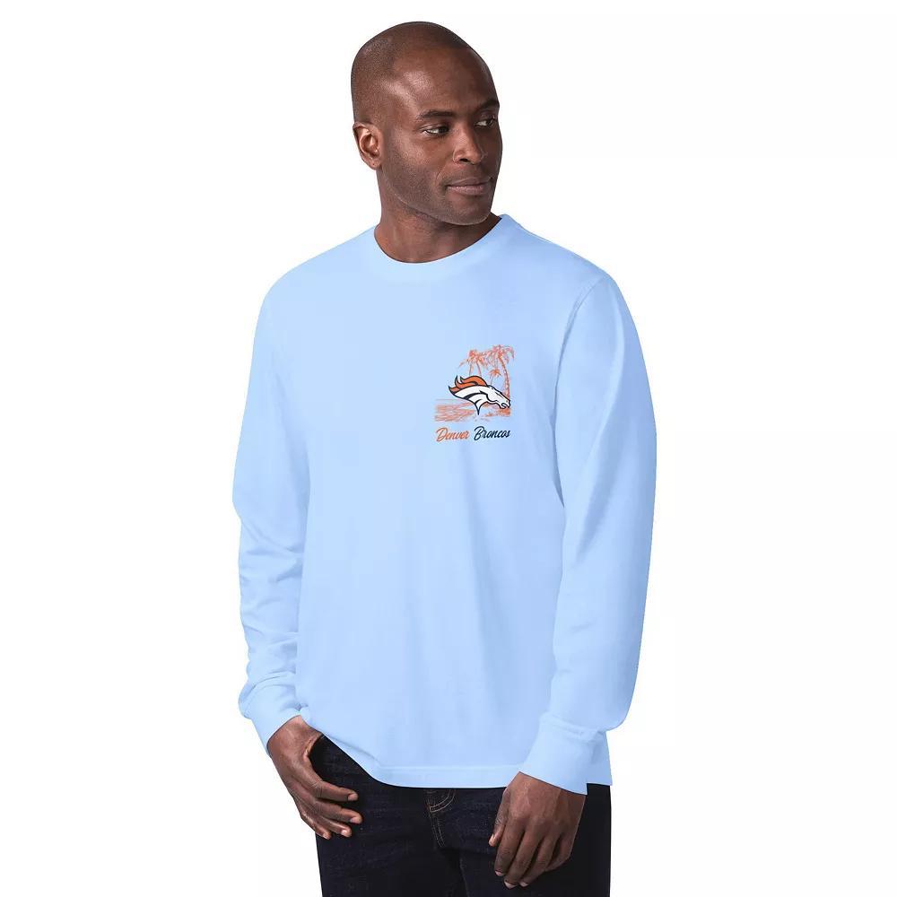 Men's Margaritaville Gray Baltimore Ravens It's Five O'Clock Somewhere Long Sleeve T-Shirt, Size: Small, Grey Product Image