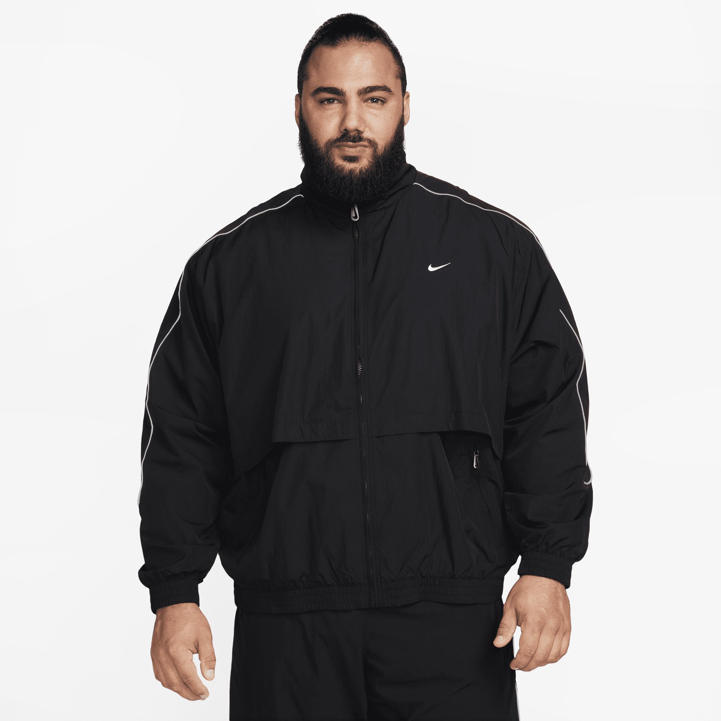 Nike Mens Sportswear Solo Swoosh Woven Track Jacket Product Image