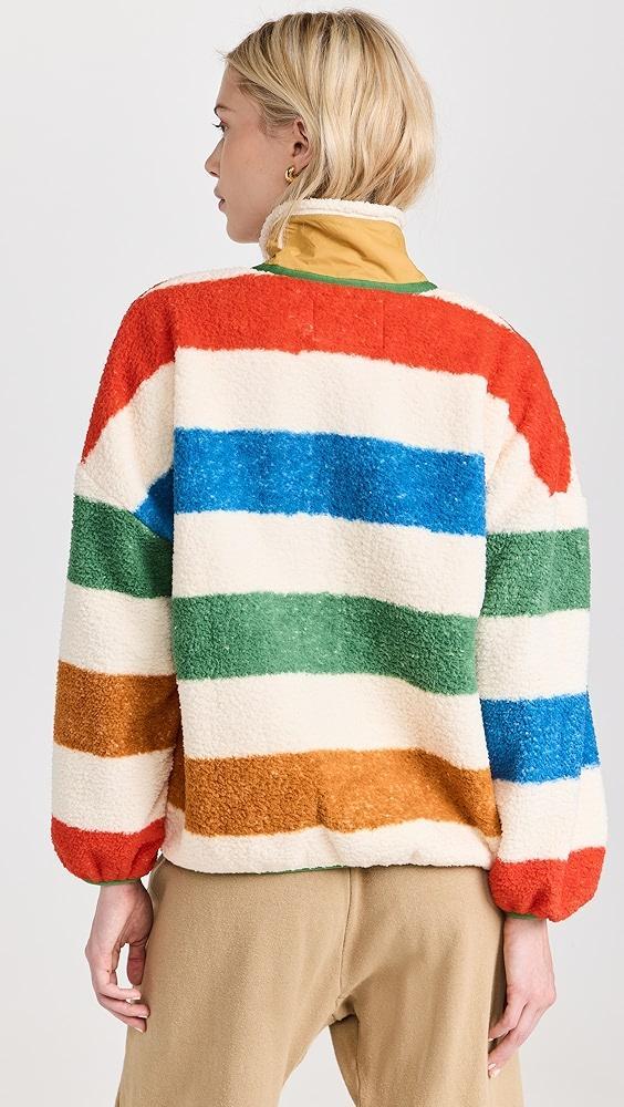 THE GREAT Outdoors The Plush Colorblock Terrain Full Zip | Shopbop Product Image