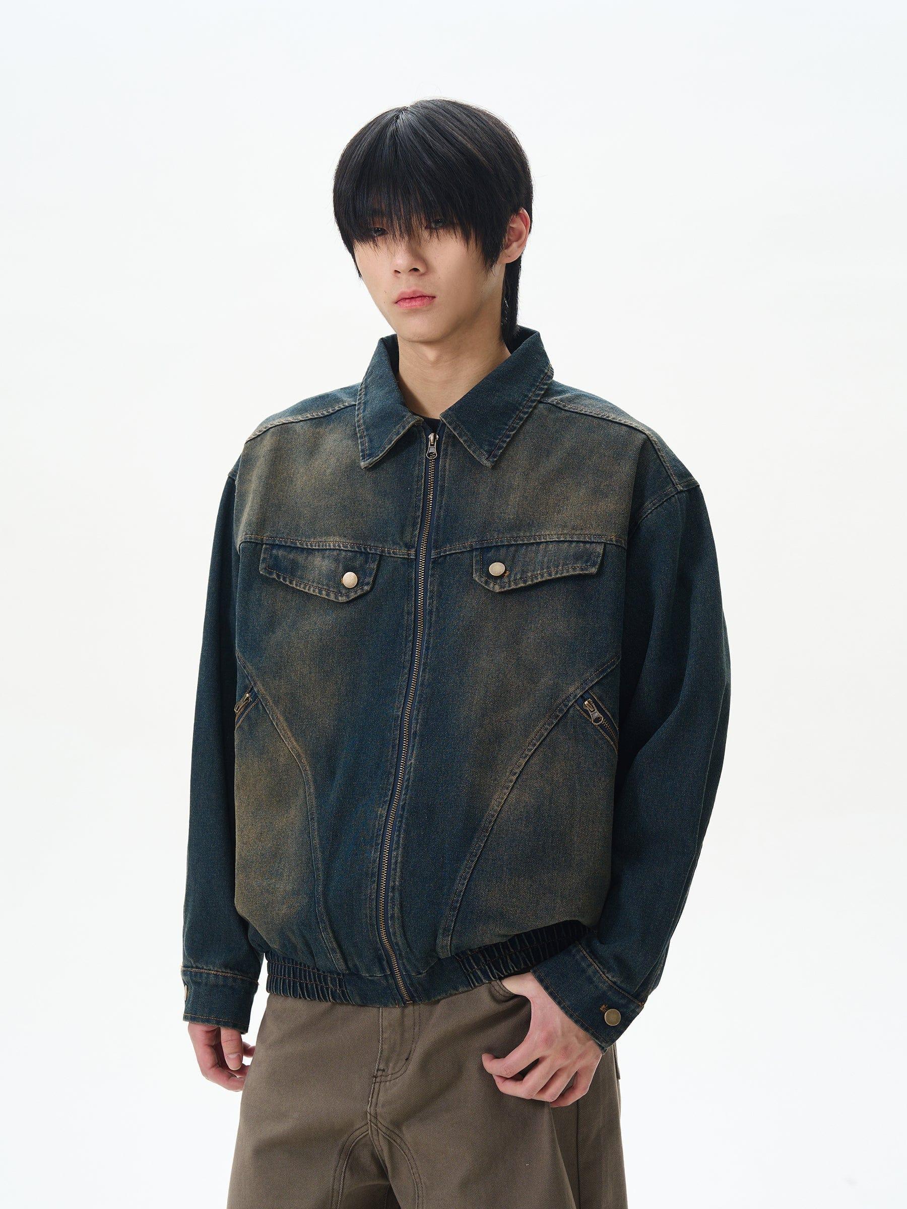 RT No. 12417 RETRO BLUE COLLAR DENIM JK Product Image