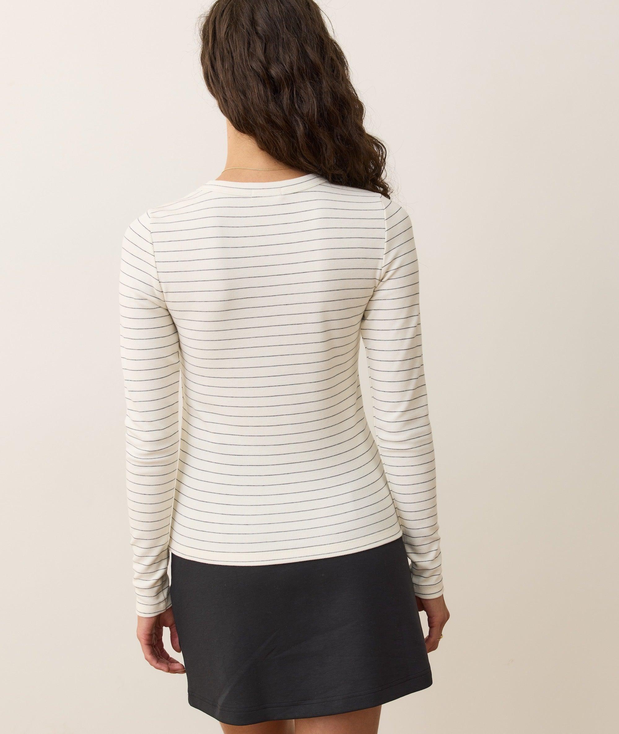 Lexi Rib Sun-In Longsleeve Crew Tee Product Image