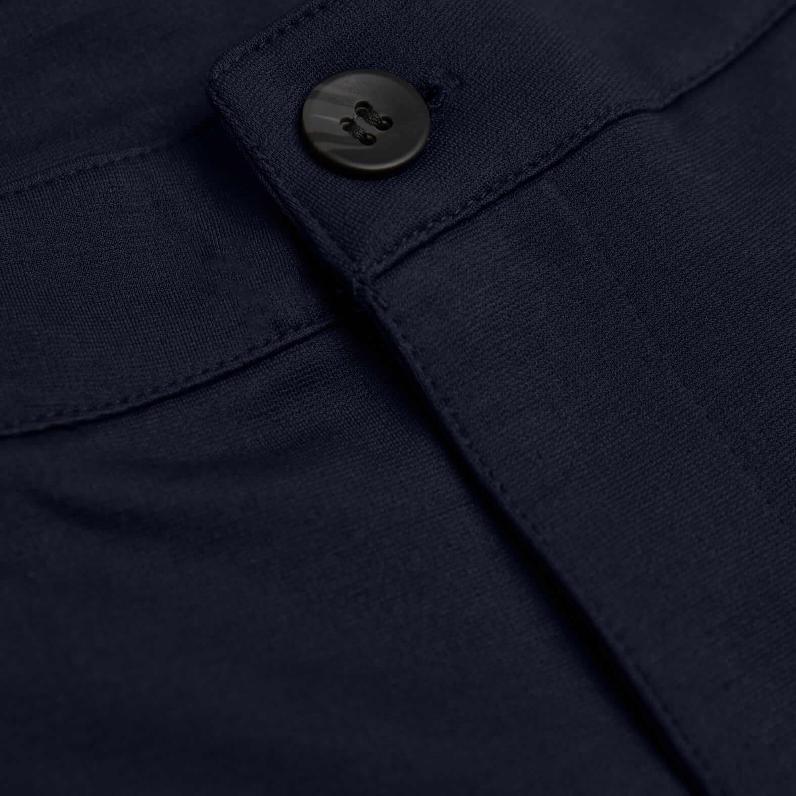 9" Navy Comfort Knit Chino Shorts Product Image