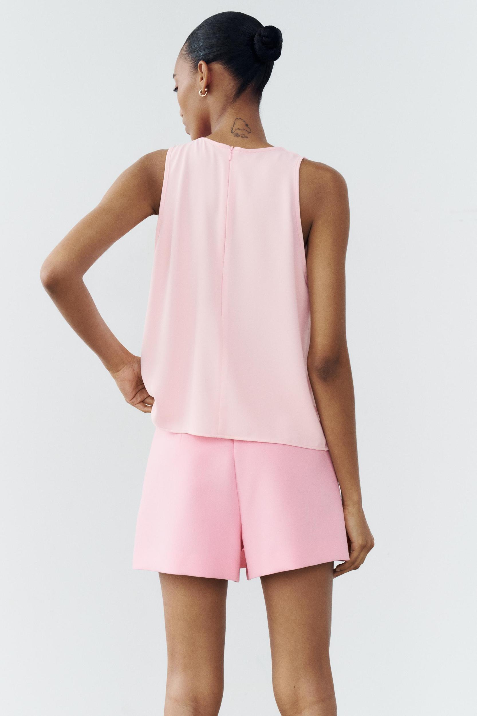 GOLDEN APPLIQUÉ CREPE TOP Product Image
