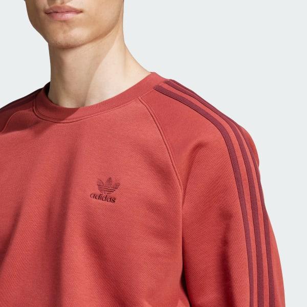 adidas Adicolor Classics 3-Stripes Crew Preloved Ruby XL Mens Product Image