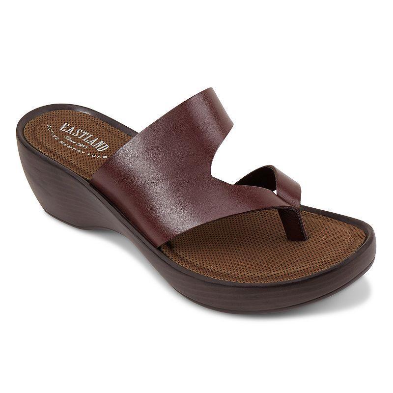 Eastland Laurel Womens Leather Thong Sandals Product Image