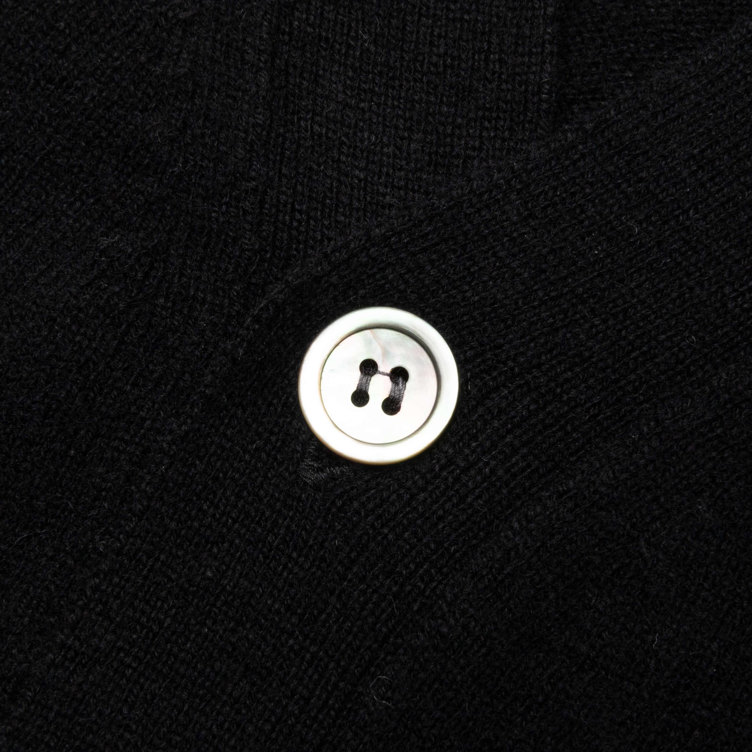 Comme des Garcons PLAY x the Artist Invader Button Cardigan - Black Male Product Image