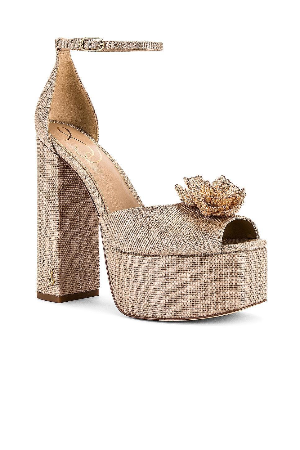 Sam Edelman Womens Kori Flora High Heel Platform Sandals Product Image