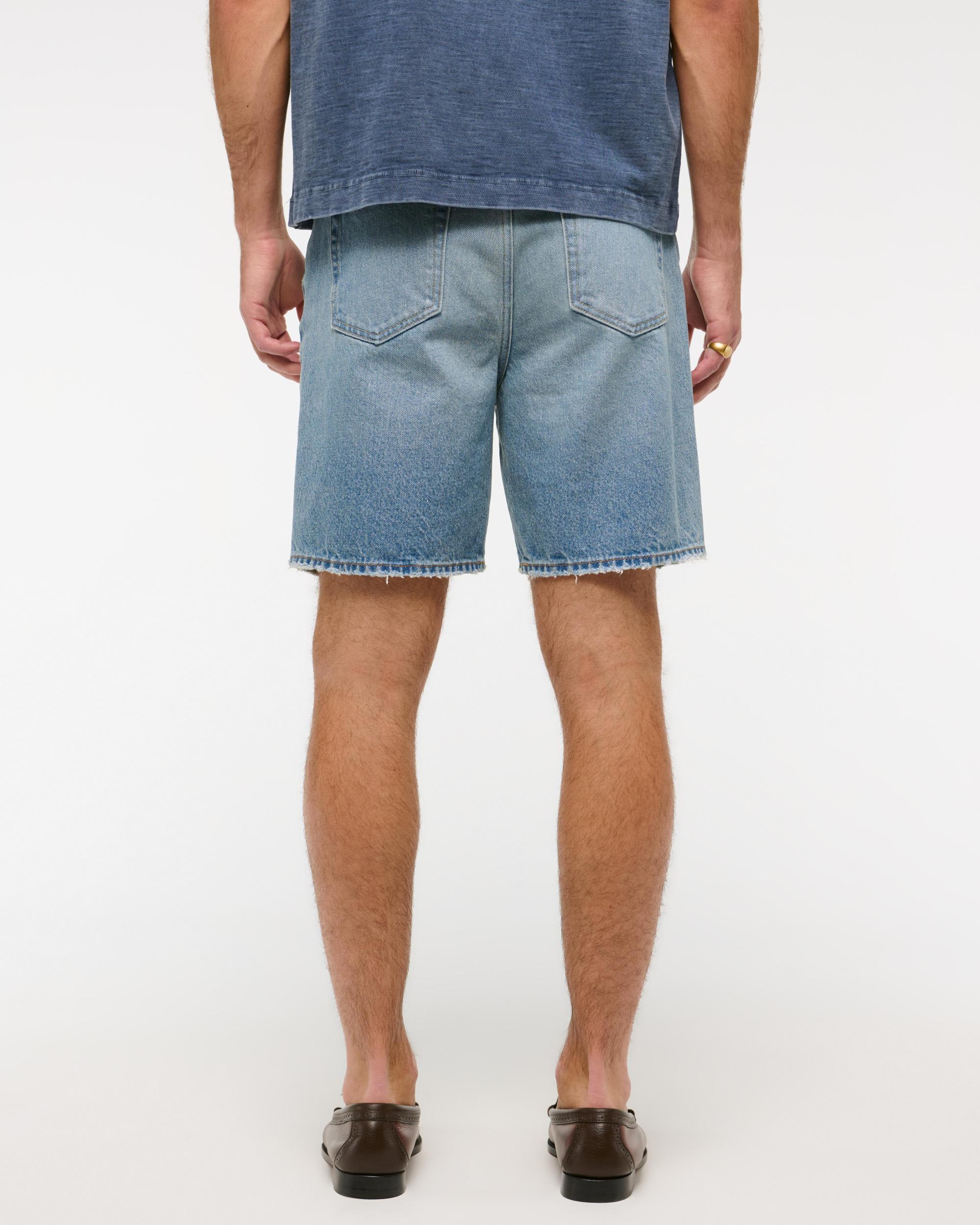 Loose Denim Short Product Image