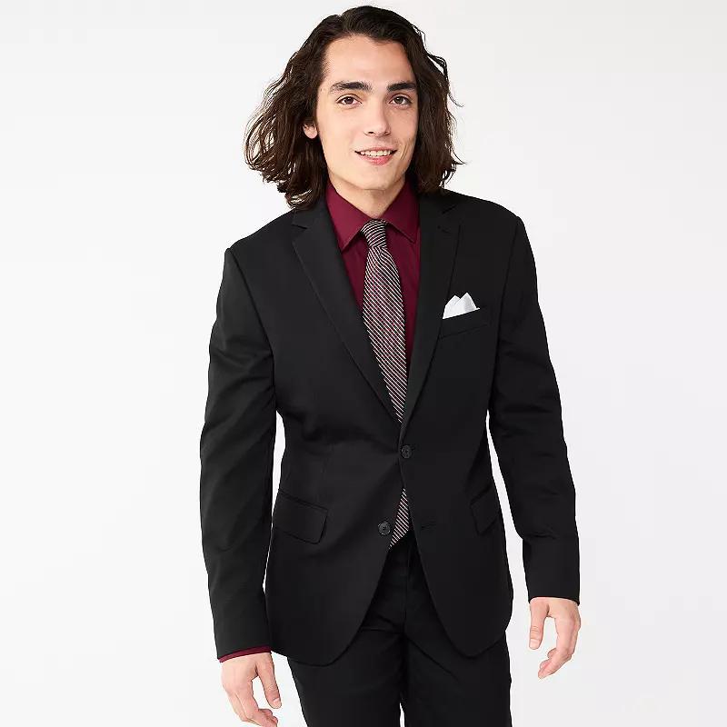 Men's Apt. 9® Premier Flex Performance Slim-Fit Washable Suit Jacket, Size: 46 - Regular, Black Product Image