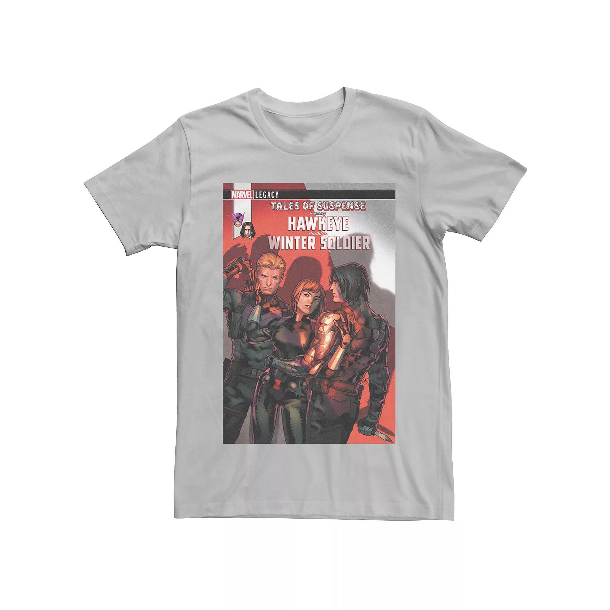 Mens Marvels Tales of Suspense Hawkeye and Winter Soldier #102 Comic Cover Tee Product Image